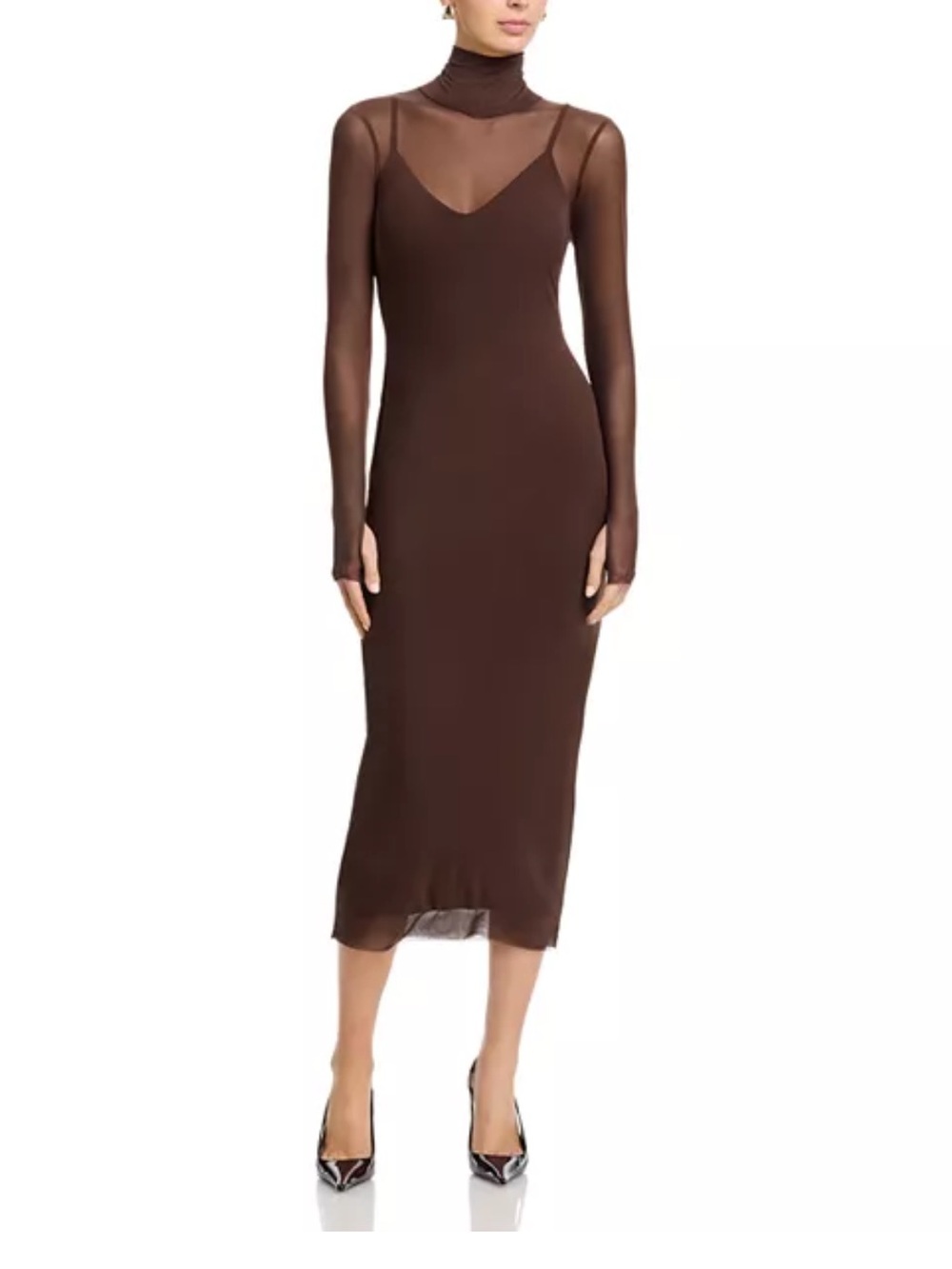 AFRM Shailene Turtle Neck Dress size M